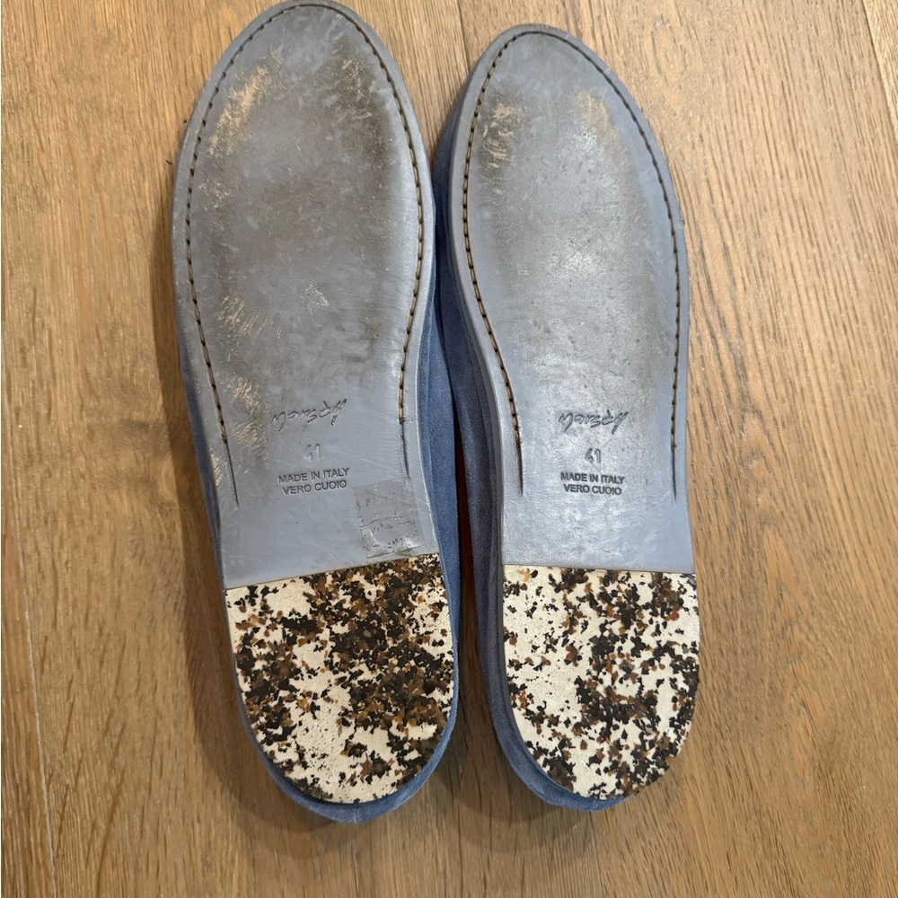 Marsell Blue Suede Loafers - Picture 5 of 8